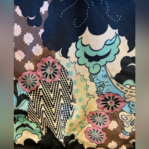 Maternity Skirt Size EU 40 (US Medium) NWOT flower pattern with embellishments - Picture 7 of 10